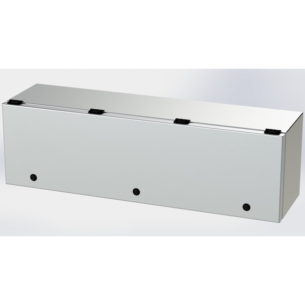 1/4 Turn Latch Electrical Enclosures, 9 in H, 8 in D, 30 in W, NEMA 3R, 4, 4X, 12, 13